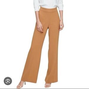 BABATON Lincoln Pant High Waisted Wide-Leg size 0 long flat front side zip